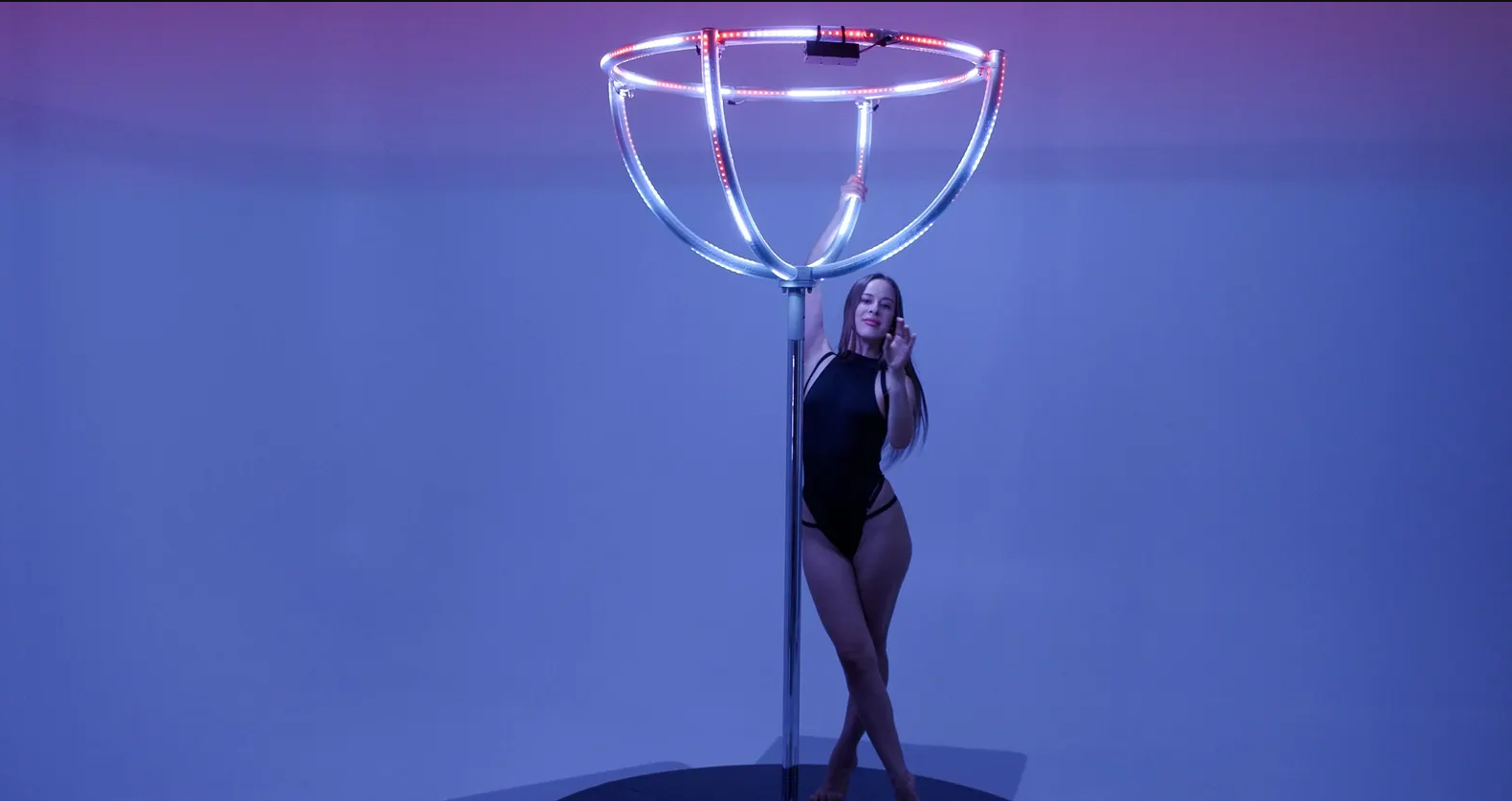 LED Lyra Champagne Glass - HalfSphere (for X-STAGE – Collapsible)