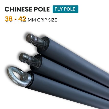 Aerial RUBBER Pole – сhinese flying pole 3 m / 38-42 mm grip