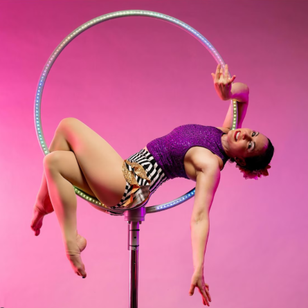 LED Lyra for X-STAGE 45mm (Bluetooth Control Smart Aerial Hoop)