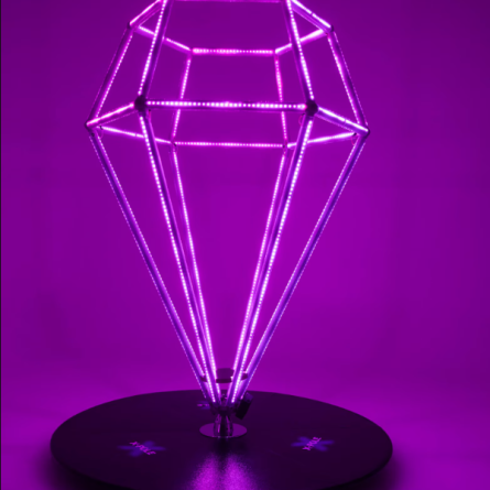 LED Diamond for X-STAGE 45 mm – Collapsible (with Bluetooth Control)