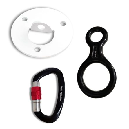 Aerial BASIK SUSPENSION SET for Aerial Silks (carabiner + ceiling mount + figure 8)