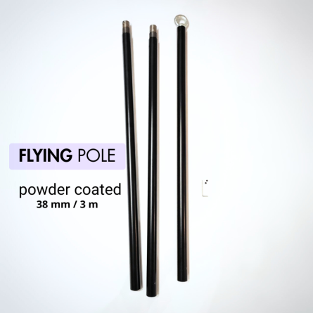 Aerial Flying Pole – 3 m, 38 mm Grip – Powder Coated | Portable & Collapsible
