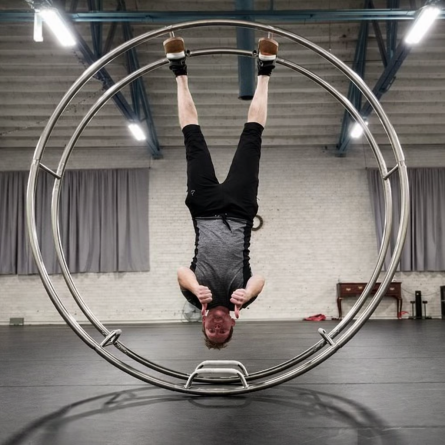 German Wheel (Collapsible) – Professional Stainless Steel Cyr Wheel for Circus & Acrobatics (Custom Size)
